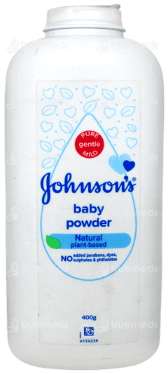 Johnsons Natural Plant Based Baby Powder 400Gm