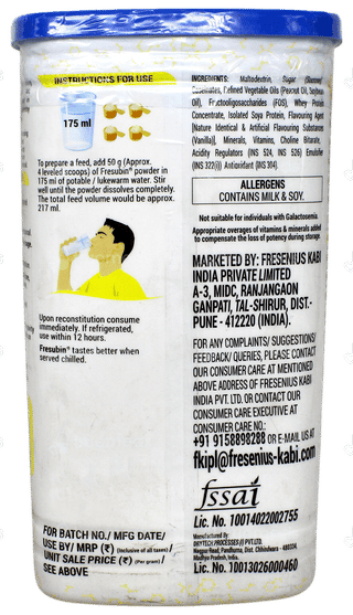 Fresubin Nutrition For Active Life Vanilla Powder 400 GM