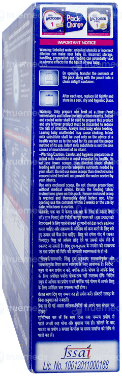 Nestle Lactogen Pro 1 Up To 6 Months Infant Formula With Probiotic Refill Powder 400gm