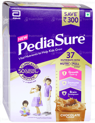New Pediasure Nutrition For Kids Growth Chocolate Flavour Powder 1000 GM
