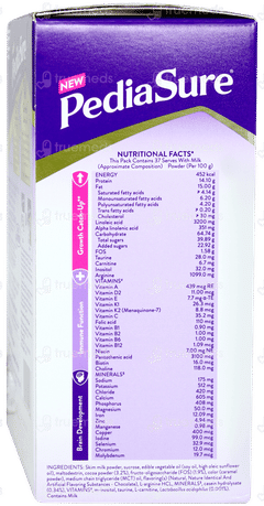 New Pediasure Nutrition For Kids Growth Chocolate Flavour Powder 1000 GM