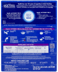 Nestle Lactogen Pro 2 After 6 Months Upto 12 Months Follow Up Formula With Probiotic Powder 400gm