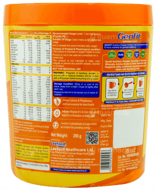 Geofit Mango Flavour Powder 250 Gm