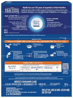 Nestle Lactogen Pro 3 After 12 Months Upto 18 Months Follow Up Formula Powder Powder 400gm