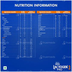 Nestle Lactogen Pro 3 After 12 Months Upto 18 Months Follow Up Formula Powder Powder 400gm