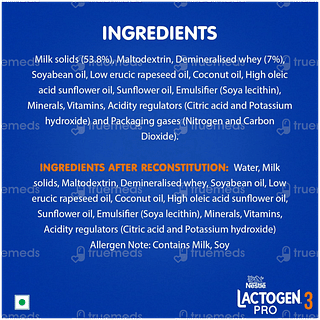Nestle Lactogen Pro Stage 3 After 12 Months Upto 18 Months Powder 400gm