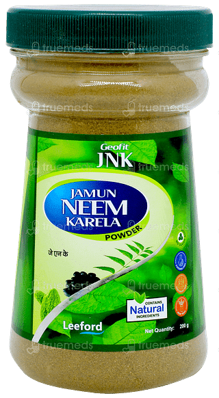 Geofit Jnk Jamun Neem Karela No Sugar Added Powder 200gm