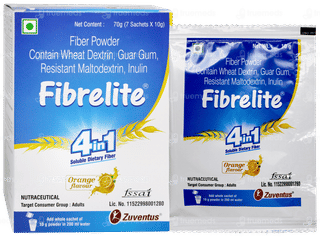 Fibrelite Orange Flavour Powder 10gm