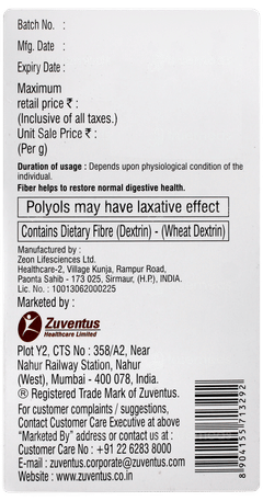 Fibrelite Orange Flavour Powder 10gm