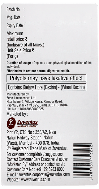 Fibrelite Orange Flavour Powder 10gm