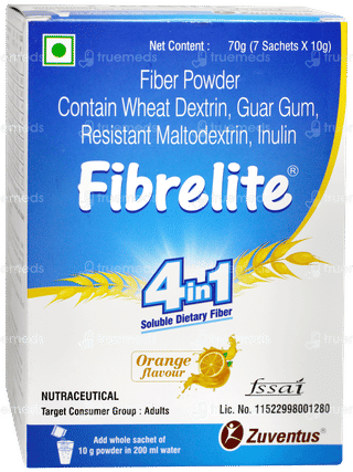 Fibrelite Orange Flavour Powder 10gm