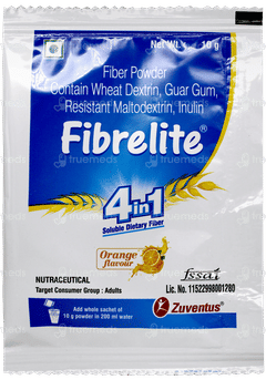 Fibrelite Orange Flavour Powder 10gm