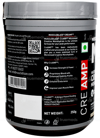 Muscleblaze Mb Cre Amp Creatine Monohydrate Unflavoured Powder 250gm
