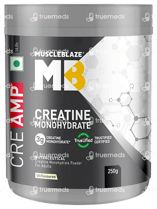 Muscleblaze Creatine Monohydrate Unflavoured Powder 250gm