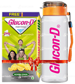 GLUCON D NIMBU PANI REFILL 1KG WITH SIPPER FREE