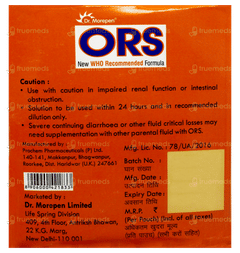 Dr Morepen Ors Orange Flavour Powder 21.8gm