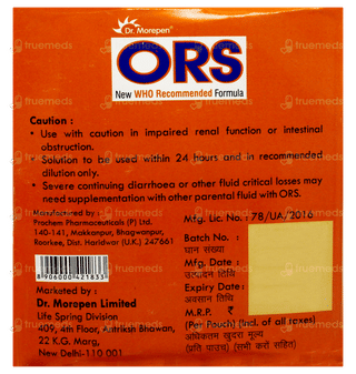 Dr Morepen Ors Orange Flavour Powder 21.8gm