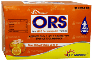Dr Morepen Ors Orange Flavour Powder 21.8gm