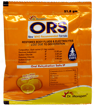 Dr Morepen Ors Orange Flavour Powder 21.8gm