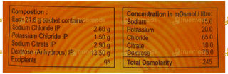 Koplyte Ors Orange Flavour Sachet 21.8Gm