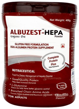 Albuzest Hepa Vanilla Flavour Sugar Free Powder 400gm