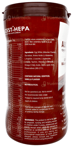 Albuzest Hepa Vanilla Flavour Sugar Free Powder 400gm