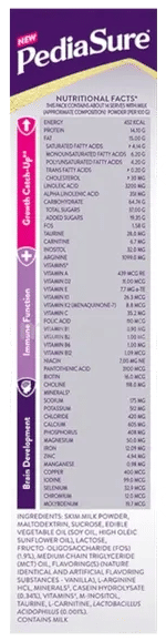 Pediasure New Vanilla Flavour Refill Powder 200Gm