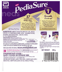 Pediasure New Vanilla Flavour Refill Powder 200Gm