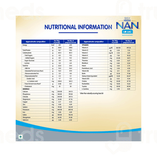 Nestle Nan Lo Lac Infant Formula Refill Powder 400Gm