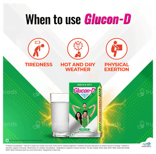 Glucon D Regular Powder 1000Gm With Free Glucon D Orange 300Gm