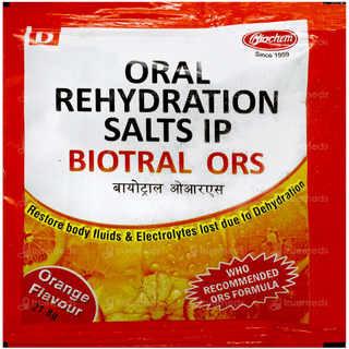 Biotral Ors Orange Flavour Powder 21.8Gm