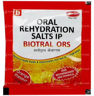 Biotral Ors Orange Flavour Powder 21.8gm