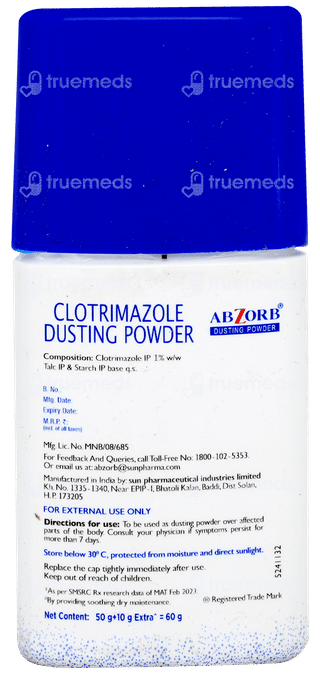 Abzorb Dusting Powder 60gm
