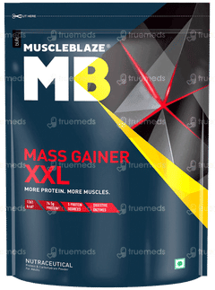 Muscleblaze Mass Gainer Xxl Chocolate Flavour Powder 1000Gm Muscleblaze Mass Gainer Xxl Chocolate Flavour Powder 1000Gm