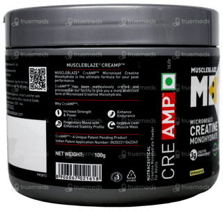 Muscleblaze Mb Cre Amp Creatine Monohydrate Unflavoured Powder 100Gm