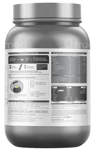 Muscleblaze Biozyme Iso Zero Low Carb Ice Cream Chocolate Flavour Powder 1000Gm