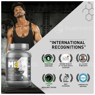 Muscleblaze Biozyme Iso Zero Low Carb Ice Cream Chocolate Flavour Powder 1000Gm