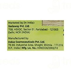 Indus Valley Organically Natural Hair Colour Gel Black 220gm