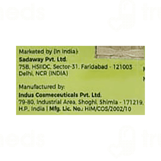 Indus Valley Organically Natural Hair Colour Gel Black 220gm
