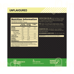 Optimum Nutrition Micronised Creatine Unflavoured Powder 100gm