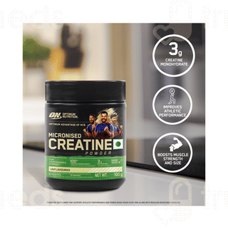 Optimum Nutrition Micronised Creatine Unflavoured Powder 100gm