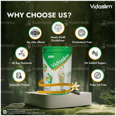 Vidaslim Vanilla Elixir Flavour Powder Jar 400gm Vidaslim Vanilla Elixir Flavour Powder Jar 400gm