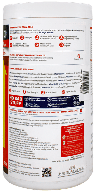 Gritzo Supermilk 13+ Yrs Boy Height+ Double Chocolate Flavour Powder 400gm