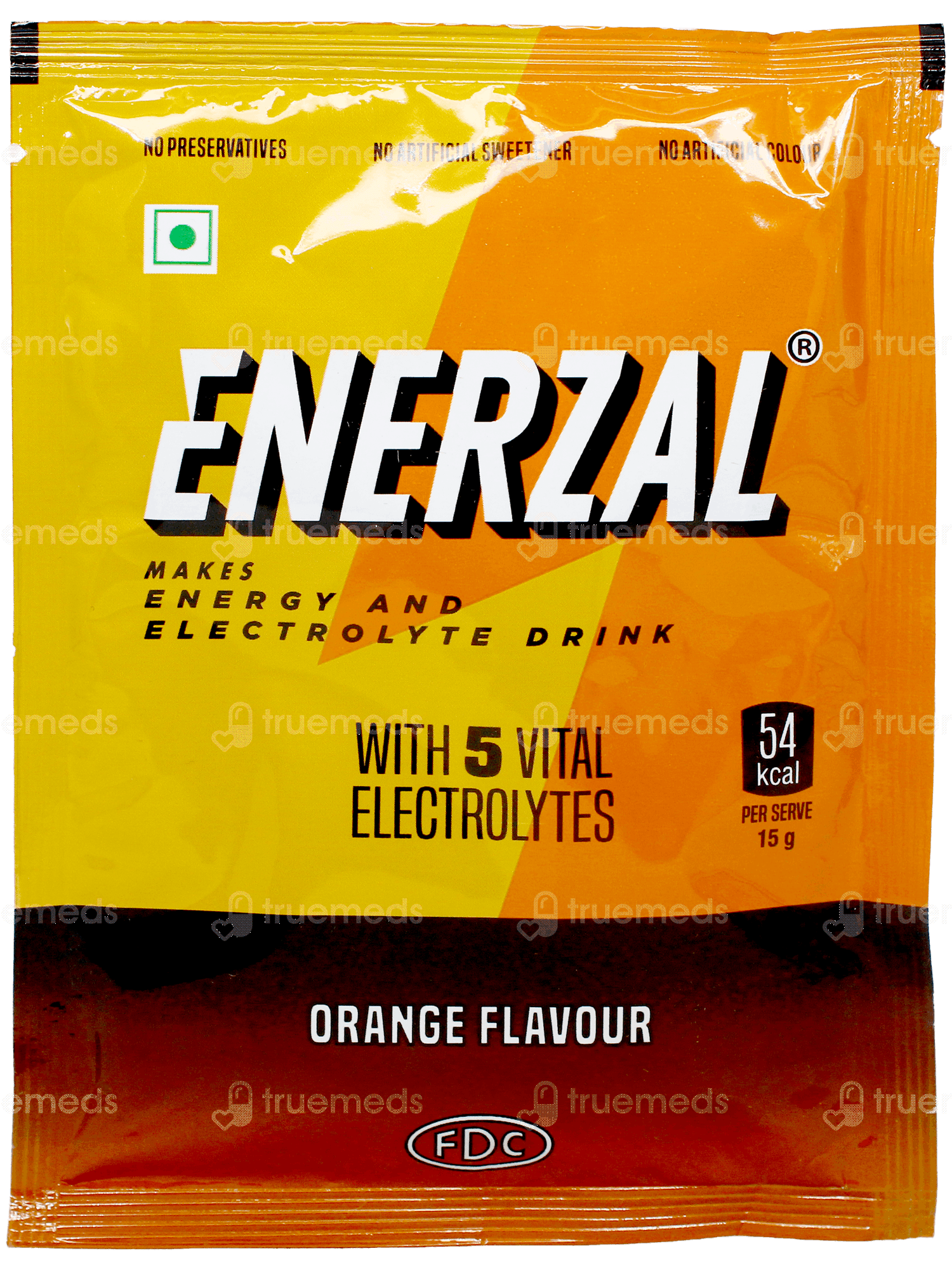 Enerzal Orange Flavour Powder 75Gm