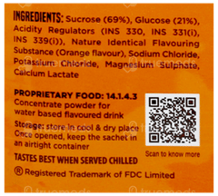 Enerzal Orange Flavour Powder 75Gm