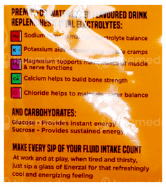 Enerzal Orange Flavour Powder 75Gm