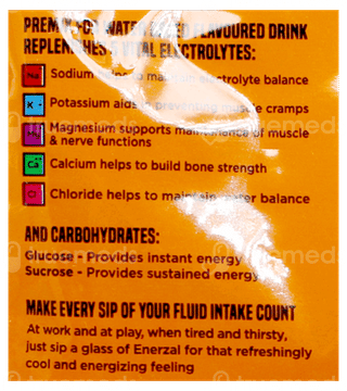 Enerzal Orange Flavour Powder 75Gm
