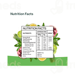 Oziva Plant Based Biotin 10000mcg Lemon Flavour For Stronger Hair And Healthier Skin Powder 125gm
