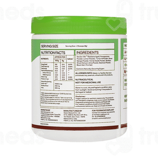 Oziva Plant Based Biotin 10000mcg Lemon Flavour For Stronger Hair And Healthier Skin Powder 125gm