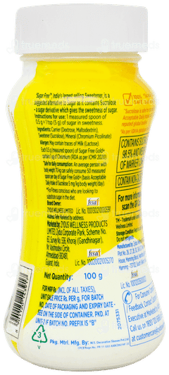 Sugar Free Gold+ Sweetener 100gm